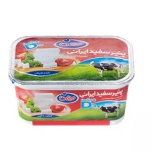 پنیر سفید ایرانی نسبتا چرب ویتامین دی 300 گرم میلکوم