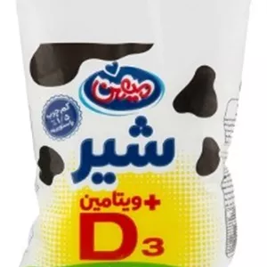 شیرکم چرب ویتامین D3 نایلونی 900میل میهن