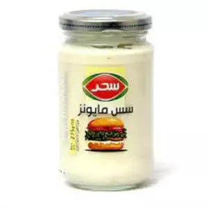 سحر سس مایونز کم چرب شیشه 225 گ