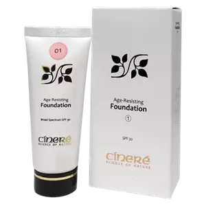 کرم فونداسیون ( کرم پودر ضد چروک ) spf30 شماره 1 سینره