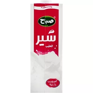 صباح شیر استریل کم چرب 1ل