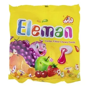 دراژه تافی مغزدار ترش المان 300گ