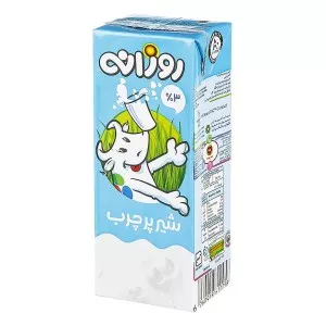 روزانه شیر پاکتی پرچرب 200م