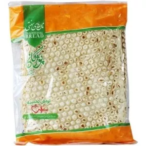 نان لواش تخمیری حبابدار 200 گرم سحر