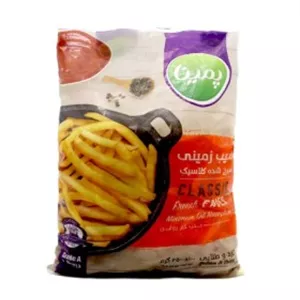 سیب زمینی سرخ کرده یخ زده 2500 گرم پمینا کاله