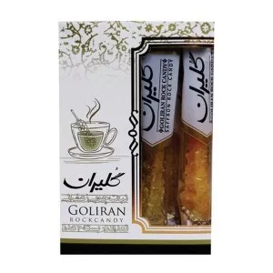 گلیران نبات نی دار زعفرانی10عددی