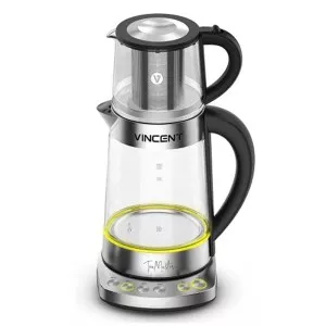 VINCENT وینسنت چای ساز روهمی کد 7624-03