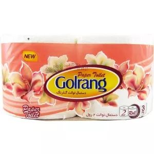 گلرنگ دستمال توالت دو قلو