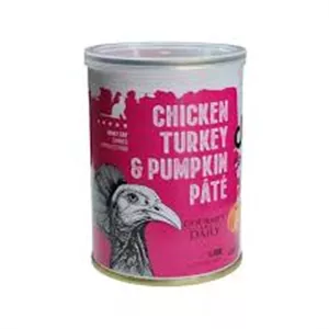 دی پی اس کنسرو پته مرغ و بوقلمون و کدو حلوایی گربه بالغ 430گ