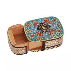 جاسکه ای کشویی خاتم اعلا رو نقاشی اسلیمی کد 06 