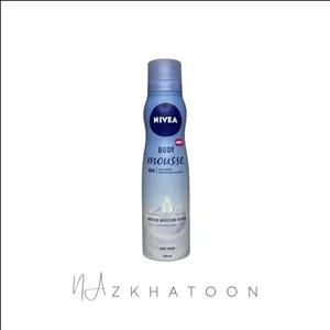 موس کرم بدن نیوآ عصاره شی باتر و سرم آبرسان | NIVEA Body Mousse Shea Butter & Hydrating Serum