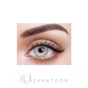 لنز رنگی چشم نیو ویژن آیس گری 1 | New Vision Colored Eye Contact Lens Ice Gray 1