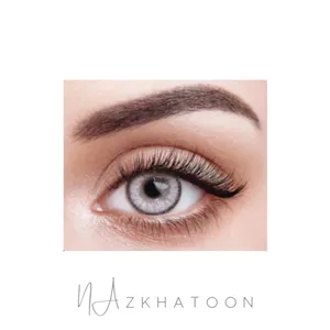 لنز رنگی چشم نیو ویژن پلاتین گری 2 | New Vision Colored Eye Contact Lens Platin Gray 2