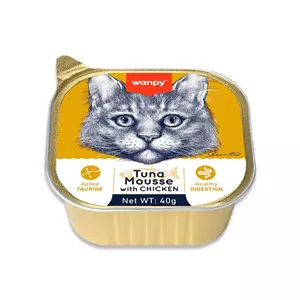 ووم گربه ونپی طعم ماهی تن و مرغ