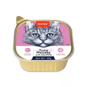 ووم گربه ونپی طعم ماهی تن و سالمون