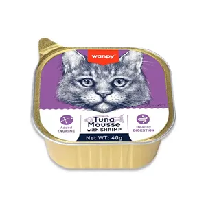 ووم گربه ونپی طعم ماهی تن و میگو