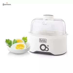 تخم‌مرغ پز بلک اند دکر مدل BLACK DECKER EG200 ظرفیت 6 عدد، ظرف 2 عددی نیمرو | اصـل