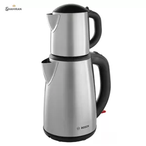 چای‌ساز بوش مدل BOSCH TTA5883 کتری ۱.۷ لیتری، قوری استیل ۰.۸ لیتری، 1800 وات | اصـل