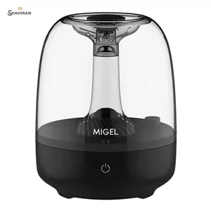 بخور سرد و رطوبت ساز میگل مدل MIGEL GAH 400 BK مشکی، مخزن ۴ لیتری، پوشش تا 20 متر، فناوری اولتراسونیک