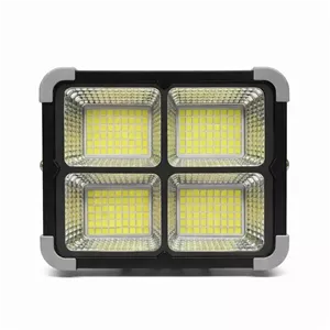 پروژکتور خورشیدی برند Solar Light با ۶ باتری لیتیومی و لامپ COB فوق‌پرانرژی