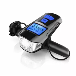 چراغ جلو و بوق دوچرخه XA-585 شارژی - ضد آب