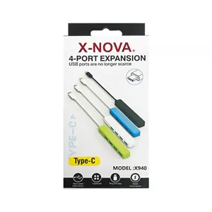 هاب 4 پورت USB3.0 با سری Type-C ایکس-نوا مدل X-NOVA X940
