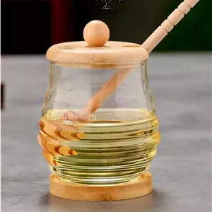 عسل خوری پیرکس بشکه درب بامبو MP-1705b