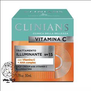 کرم کلینیانس مدل ویتامین سی و لایه بردار  Vitamina C AHA حجم 50 میلی لیتر