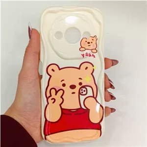 گارد گوشی Redmi A3 طرح چاپی مدل خرسی ردمیA3 کاور و قاب