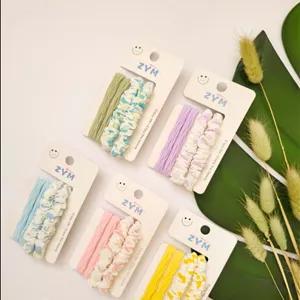 ست کش مو پارچه‌ای ساده پنج‌تایی زیوانا اکسسوری کد 3004645