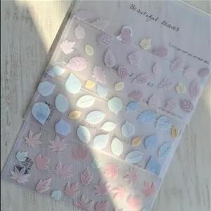 پوشه زیپ دار طرح برگ