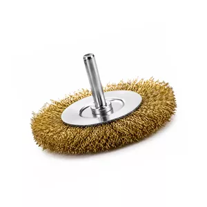 برس تخت طلای سر دریلی / فرچه تخت افشان طلایی سر دریلی / فرچه تخت سر دریلی طلایی در سایزبندی