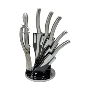 سرویس چاقو آشپزخانه راکلند 9 پارچه کد 3303 مبلمونسرا مدل 206248