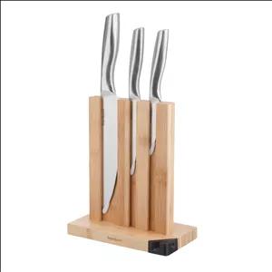 سرویس 3 پارچه چاقو م مدل 0572 به همراه استند و چاقو تیز کن مبلمونسرا مدل 206131