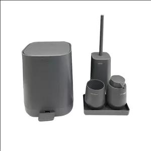 ست سرویس بهداشتی 5 پارچه کنتراست مدل پدالی میامی کد TP135 مبلمونسرا مدل 202092