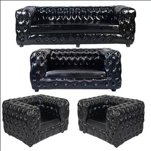 مبل راحتی هفت نفره  مدل چستر تمام لمسه مبلمونسرا مدل 200307