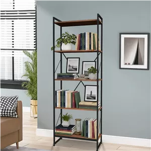 شلف ایستاده دیزم مدل مونتاژی SLF_60×180_BRN مبلمونسرا مدل 209154