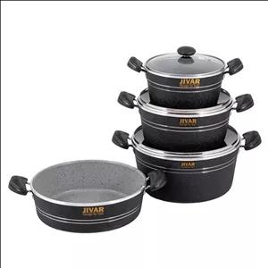 سرویس پخت و پز 7 پارچه ژیوار مدل ارکیده مبلمونسرا مدل 201457