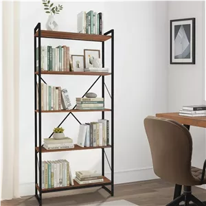 شلف ایستاده دیزم مدل مونتاژی SLF_80×180_BRN مبلمونسرا مدل 209159