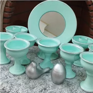 هفت سین جام لبه نقره ای مبلمونسرا مدل 209453