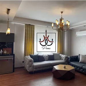 لوستر لومینا ده شاخه مشکی مناسب پذیرایی و آشپزخانه مدل مدرن O-105 مبلمونسرا مدل 225106