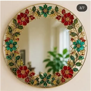 آینه ویترای سنتی گل مبلمونسرا مدل 209643