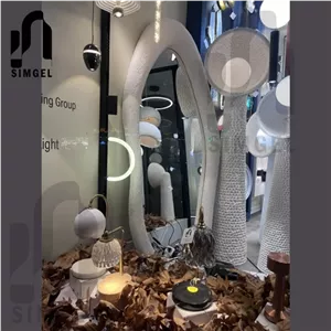 آئینه پاپیه ماشه دفرمه مبلمونسرا مدل 209788