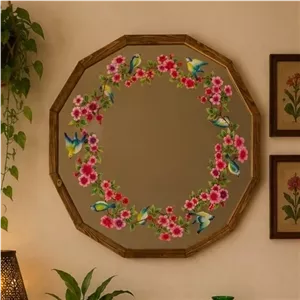 آینه گل و گنجشک ویترای مبلمونسرا مدل 213146