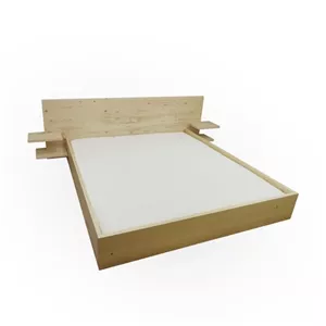 تخت خواب دو نفره چوب روس مینیمال مدل سرنو مبلمونسرا مدل 201359