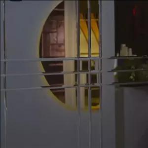 آینه دکوراتیو طرح مربع خطی در 6رنگ نقره ای شامپاینی مسی طلایی دودی و صورتی مبلمونسرا مدل 262897