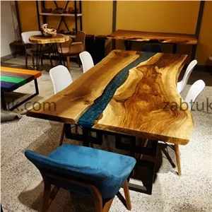 میز چوب و رزین مبلمونسرا مدل 220404