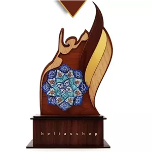 تندیس بشقاب میناکاری مناسب روز معلم مبلمونسرا مدل 254189 