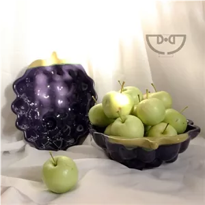 ظرف سرو میوه خوری سرامیکی تمشک فانتزی میوه ای یک عدد مبلمونسرا مدل 273371 