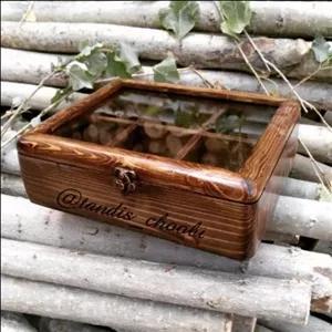 تی بگ چوبی دمنوش و تنقلات مبلمونسرا مدل 273185